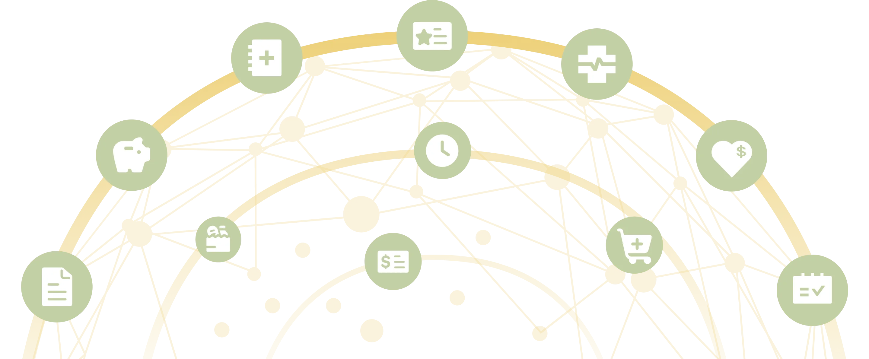 Network diagram of Endear's capabilities connecting to health plan services